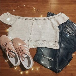 🌻Knit crop top
